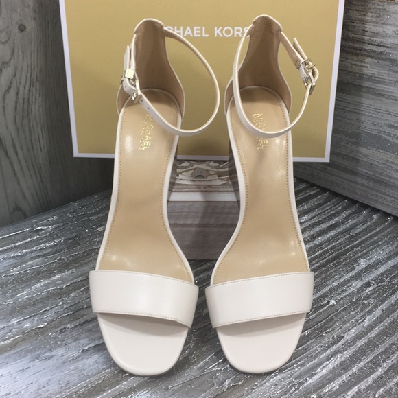 MICHAEL Michael Kors FIONA WEDGE LEATHER LT KREAM - Picture 3 of 8